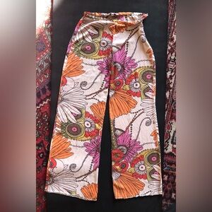 Trina Turk Multicolor Floral Pants Size 4